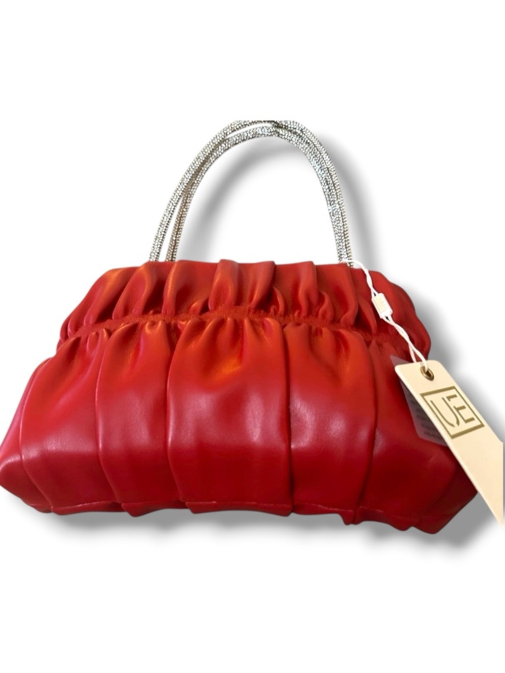 Urban Expressions Pleated Red Daisy Women's Hand Bag
